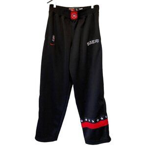 Nike NBA 76ers Sixers Joggers Sweatpants Black Athleisure Basketball Tear Away